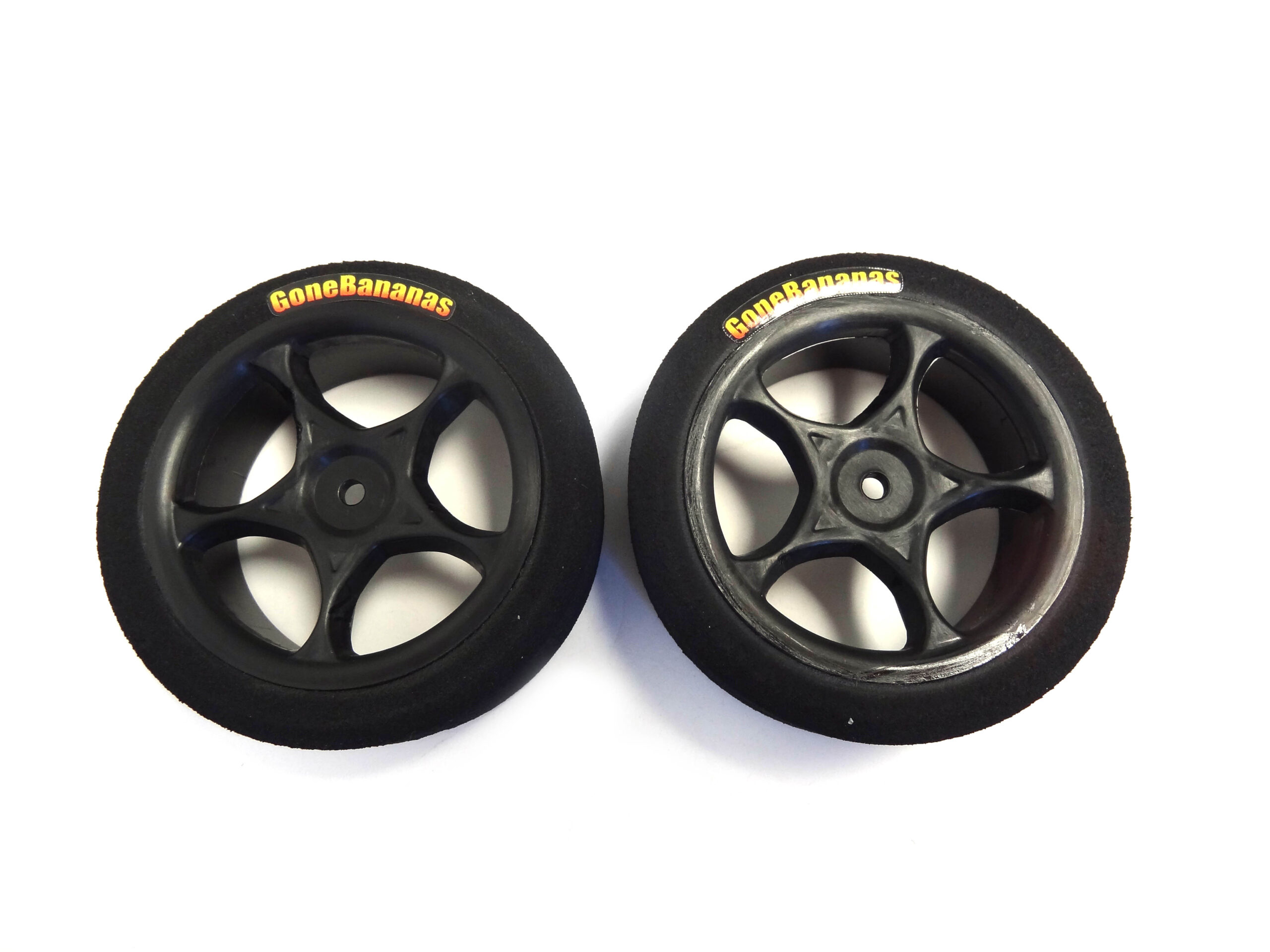 Skinz Racing Gone Bananas Racing Skinz Front Foam Drag Wheels & Tires (set of 2 ...