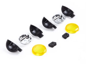 1:6 Primal RC Porsche Rally Fog Light Housing & Lens