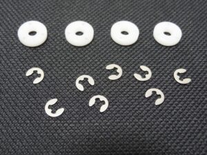 1/8 RAM 1500 / Ford F150 3 Hole Shock Piston Kit with E Clips